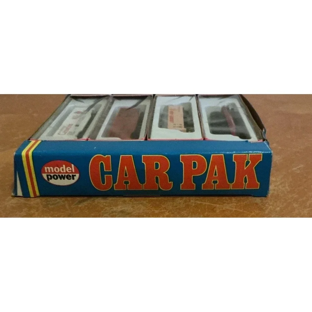 Model‎ Power N Scale Rail Cars, Car Pak 4 Pack, Used